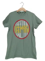 Vorschaubild 1 von BENETTON Kinder T-Shirt Gr. 140 Grün Schriftzug Baumwolle Casual Freizeit