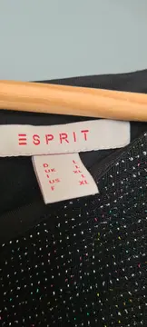 Vorschaubild 3 von Businesskleid Damen Gr. 40/L Schwarz Elegant Glitzer 3/4-Arm