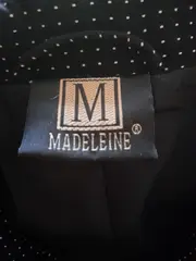 Vorschaubild 6 von Damen Blazer Gr. 42/XL Blau Gepunktet Klassisch Business