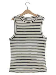 Vorschaubild 1 von Damen Top gestreift Gr. 36/S Mehrfarbig Rippstrick