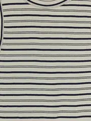 Vorschaubild 3 von Damen Top gestreift Gr. 36/S Mehrfarbig Rippstrick
