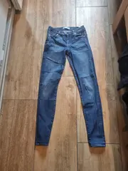 Vorschaubild 2 von Skinny Fit Jeans Damen Blau Gr. W27 L31 Baumwolle