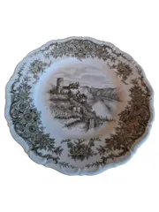 Vorschaubild 1 von Sammelteller Landschaft Porzellan Braun 19 cm Traditionell