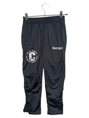 Vorschaubild 1 von Kinder Jogginghose Sport Polyester Logo Print Schwarz Gr. 128