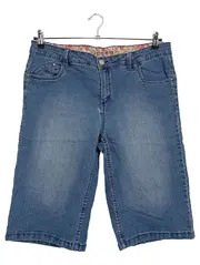 Vorschaubild 1 von Damen Jeans Shorts Gr. 44 Blau Casual Denim Kurze Hose