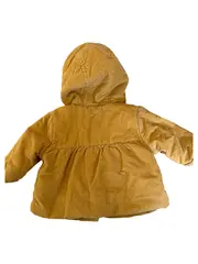 Vorschaubild 2 von Cordjacke Baby Mädchen Gr. 56 Braun Kapuze Strukturmuster Freizeit