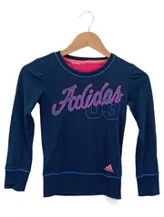 Vorschaubild 1 von Kinder Langarmshirt Gr. 128 Blau Sportlich Logo-Print