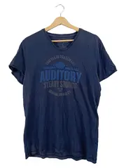 Vorschaubild 1 von Herren T-Shirt Auditory Steady Sounds Gr. L Blau Print
