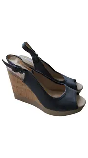 Vorschaubild 1 von Sandalen Keilabsatz Damen Schuhe Schwarz Gr. 38