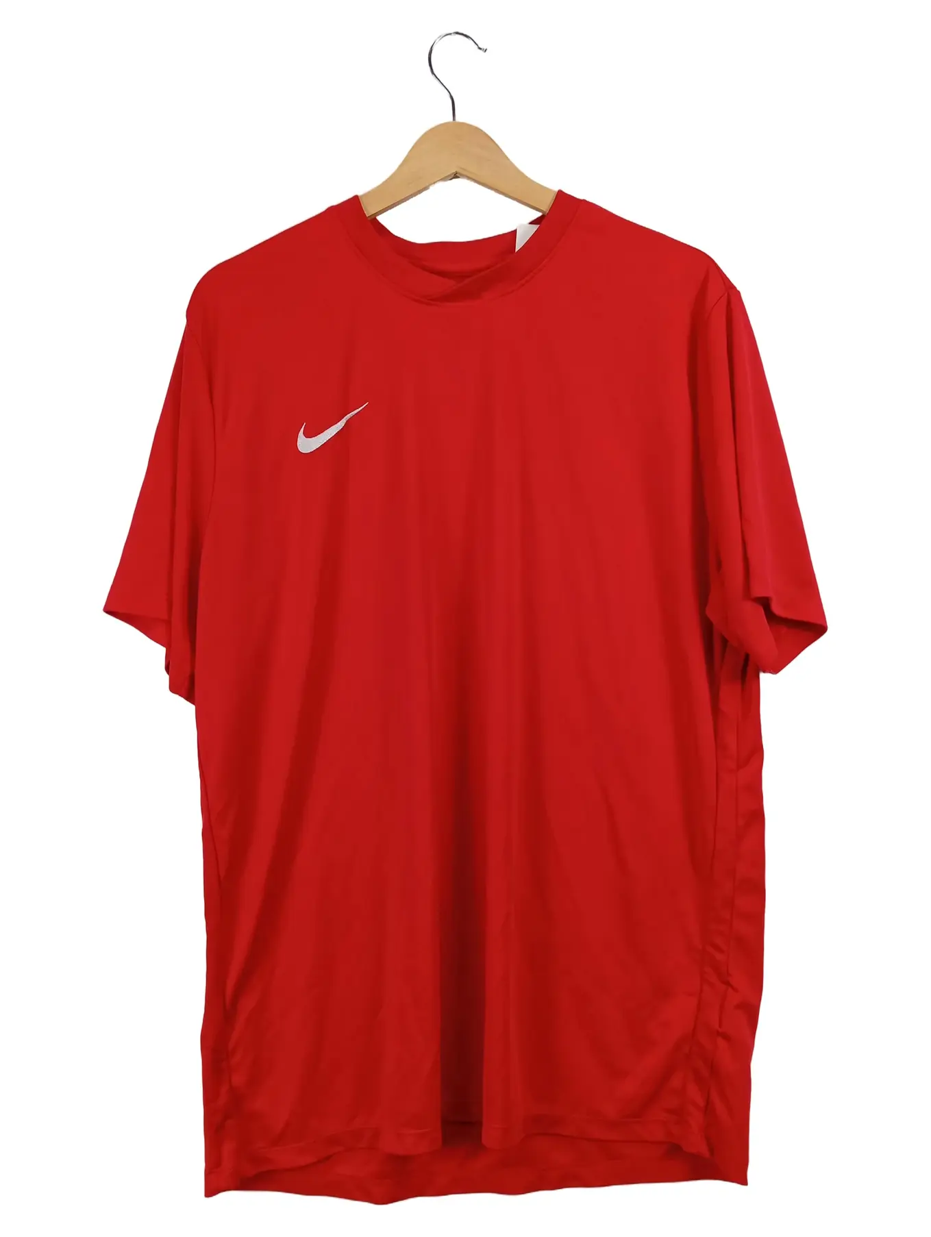 NIKE Herren Sport Shirt Trikot Gr. 2XL Rot Polyester Training