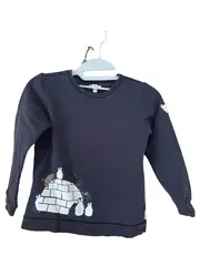 Vorschaubild 1 von Kinder Pullover Mädchen Iglo Bär Blau Gr. 122 Baumwolle