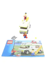 Vorschaubild 2 von Bauset Komplett 7639 Camper Wohnmobil Fahrrad Minifiguren Mehrfarbig Kinder