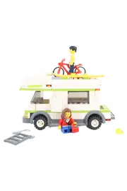Vorschaubild 1 von Bauset Komplett 7639 Camper Wohnmobil Fahrrad Minifiguren Mehrfarbig Kinder