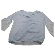 Vorschaubild 1 von Damen Bluse 44/XXL Blau Gestreift Casual Spitze