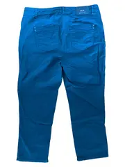 Vorschaubild 3 von CECIL Stoffhose Damen Gr. W31/40 L Türkis Casual Uni Knopf Schriftzug