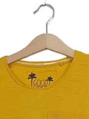 Vorschaubild 2 von Kinder Mädchen Top Ärmellos Tanktop Baumwolle Gr. 116 Gelb Freizeit