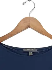 Vorschaubild 2 von Damen Bluse XS Blau Casual Langarm