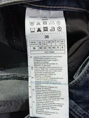 Vorschaubild 4 von Damen Jeans Slim Fit Gr. 36 Blau Casual Strass