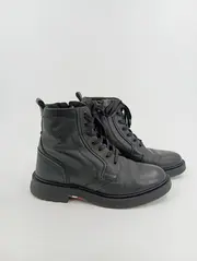 Vorschaubild 2 von Herren Stiefelette Schnürstiefel Leder Schwarz Gr. 41 Casual