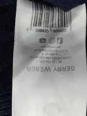 Vorschaubild 5 von Herren Langarmshirt Gr. 44/L Blau Casual Basic Viskose