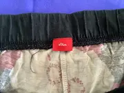 Vorschaubild 3 von Damen Stoffhose Blumenmuster Rot Gr. L Baumwolle Casual