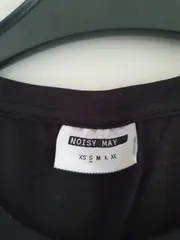 Vorschaubild 2 von Damen Crop Top Schwarz Gr. 36/S mit Knoten vorne