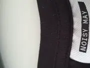 Vorschaubild 3 von Damen Crop Top Schwarz Gr. 36/S mit Knoten vorne