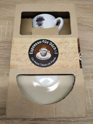 LA VIDA Espressotasse mit Unterteller