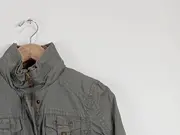 Vorschaubild 3 von Leichte Jacke Kinder Gr. 152 Oliv Baumwolle Freizeit Casual