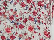 Vorschaubild 3 von EDC Damen T-Shirt Blumenmuster Gr. 40/L Feminin Mehrfarbig Viskose