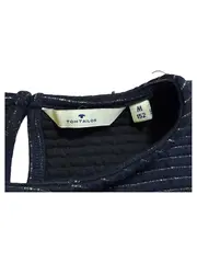 Vorschaubild 4 von Mädchen Kleid Gr. 152 Blau Glitzer Streifen Festlich Langarm