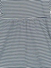 Vorschaubild 4 von Kinder Sommerkleid Mädchen gestreift Blau Gr. 98 Baumwolle