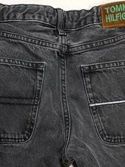 Vorschaubild 4 von Kinder Jeans Regular Fit Grau Gr. 152 Baumwolle Logo Stickerei