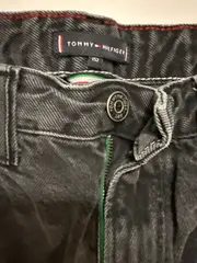 Vorschaubild 3 von Kinder Jeans Regular Fit Grau Gr. 152 Baumwolle Logo Stickerei