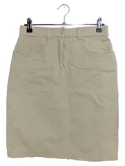 Vorschaubild 1 von TAIFUN Damen Bleistiftrock Gr. 36;S Beige Business Baumwolle Midi