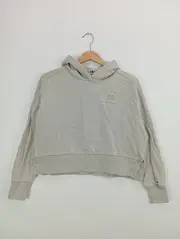 Vorschaubild 1 von Damen Kapuzenpullover Hoodie Grau Gr. 34;XS Baumwolle