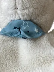 Vorschaubild 3 von Baby Kuscheltier Bär Schmusetuch Sterne Weiß 24 cm