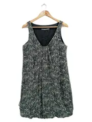 Vorschaubild 1 von Damen Freizeitkleid Gr. 38/M Grau Abstrakt Muster