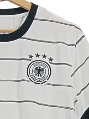 Vorschaubild 2 von Deutschland Fußball Trikot Herren L Weiß Sportlich