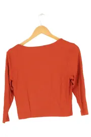 Vorschaubild 2 von Strickjacke Damen 40 L Orange Rippstrick Casual Preppy