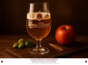 KÖNIG-PILSENER Bierglas