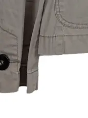 Vorschaubild 3 von Damen Blazer Gr. 46 Beige Klassisch Baumwolle