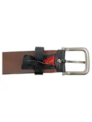 Vorschaubild 2 von Ledergürtel Herren Größe L Schwarz Casual Gürtel 101cm