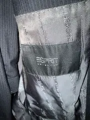 Vorschaubild 2 von Collection Herren Anzug Sakko+Hose Gr.102 Schwarz Gestreift Business