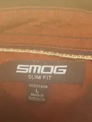 Vorschaubild 5 von Herren Freizeithemd Langarm Uni Rot Baumwolle Gr. L