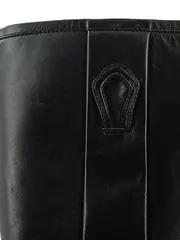 Vorschaubild 2 von Damen Leder Stiefel Gr. 37 Schwarz Elegant Business