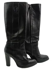 Vorschaubild 1 von Damen Leder Stiefel Gr. 37 Schwarz Elegant Business