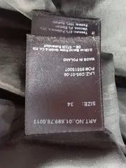 Vorschaubild 5 von Damen A-Linienrock Gr. 34/XS Grau Business Midirock Elegant