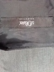 Vorschaubild 3 von Damen A-Linienrock Gr. 34/XS Grau Business Midirock Elegant