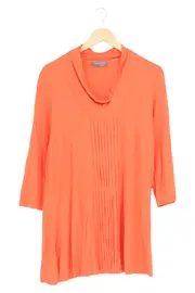 Vorschaubild 1 von Damen Bluse Gr. 46/3XL Orange Casual Elegant Feminin
